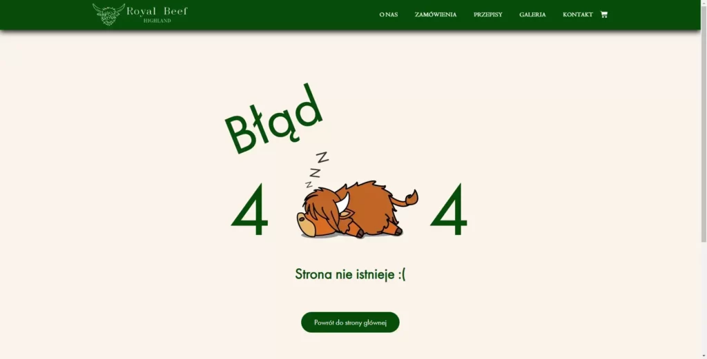 Dedykowana strona błędu 404 – dlaczego taka ważna?