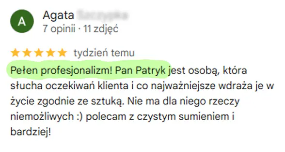 Opinia klienta Shopify